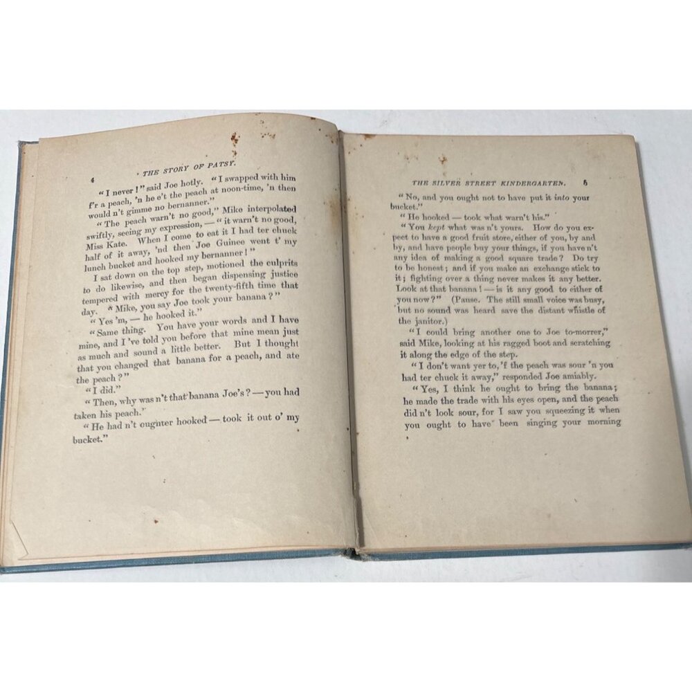 THE STORY of PATSY Kate Douglas Wiggin 1st Ed 1889 Houghton Mifflin Co illust HC - Picture 5 of 15